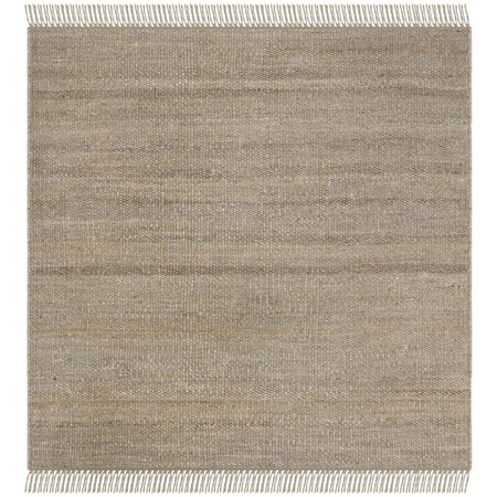 Safavieh 4 x 4 ft. Natural Fiber Hand Loomed Square Area Rug, Grey NF368C-4SQ